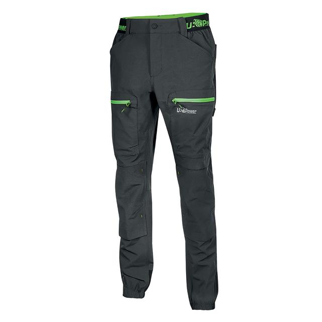 PANTALONE HORIZON U-POWER TAGLIA XL COLORE GRIGIO INSERTI VERDI TESSUTO U-4 WAY STRETCH | Tecnomat PANTALONE HORIZON U-POWER TAGLIA XL COLORE GRIGIO INSERTI VERDI TESSUTO U-4 WAY STRETCH | Tecnomat