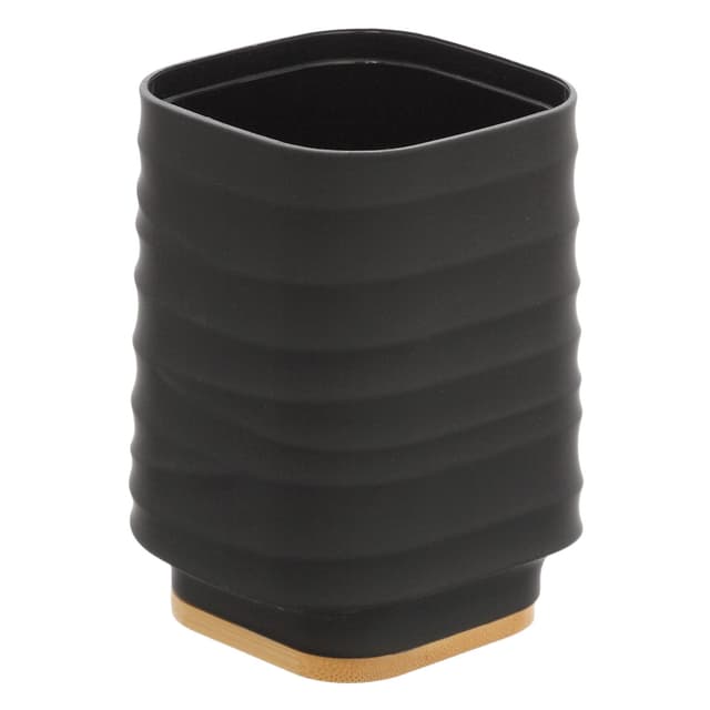 PORTA SPAZZOLINO SERIE ALABAMA IN PLASTICA COLORE NERO | Tecnomat PORTA SPAZZOLINO SERIE ALABAMA IN PLASTICA COLORE NERO - 2 | Tecnomat