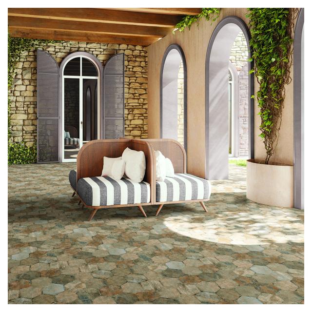 PAVIMENTO INTERNO ESAGONA STATE STREET 24x27,7x1 cm PEI4 GRES PORCELLANATO | Tecnomat PAVIMENTO INTERNO ESAGONA STATE STREET 24x27,7x1 cm PEI4 GRES PORCELLANATO - 2 | Tecnomat