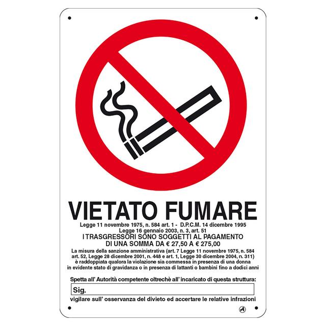 CARTELLO VIETATO FUMARE IN PVC 20x30 cm | Tecnomat CARTELLO VIETATO FUMARE IN PVC 20x30 cm | Tecnomat