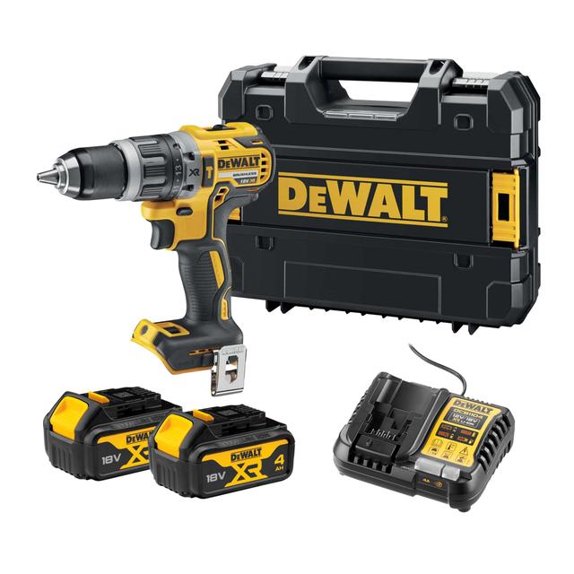 TRAPANO BATTENTE DEWALT 18 V DCD796M2-QW 2 BATTERIE LITIO 4 Ah BRUSHLESS IN VALIGETTA | Tecnomat TRAPANO BATTENTE DEWALT 18 V DCD796M2-QW 2 BATTERIE LITIO 4 Ah BRUSHLESS IN VALIGETTA | Tecnomat
