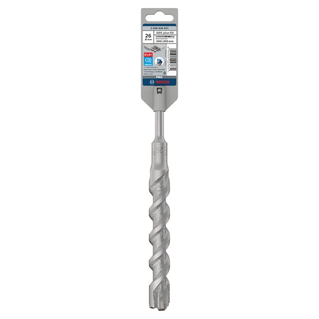 PUNTA BOSCH Ø26 mm 250/200mm 4 TAGLIENTI PUNTA BOSCH Ø26 mm 250/200 mm PER MURO E CALCESTRUZZO | Tecnomat PUNTA BOSCH Ø26 mm 250/200mm 4 TAGLIENTI PUNTA BOSCH Ø26 mm 250/200 mm PER MURO E CALCESTRUZZO - 2 | Tecnomat