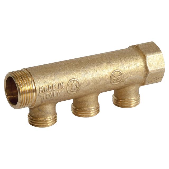 COLLETTORE LINEARE GIACOMINI R580C 3 VIE ATTACCO 1/2'' INGRESSO 3/4'' MF INTERASSE 35 mm | Tecnomat COLLETTORE LINEARE GIACOMINI R580C 3 VIE ATTACCO 1/2'' INGRESSO 3/4'' MF INTERASSE 35 mm | Tecnomat