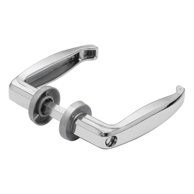 MANIGLIA A ROSETTA OTTONE CROMATO QUADRO 8 mm | Tecnomat MANIGLIA A ROSETTA OTTONE CROMATO QUADRO 8 mm - 2 | Tecnomat