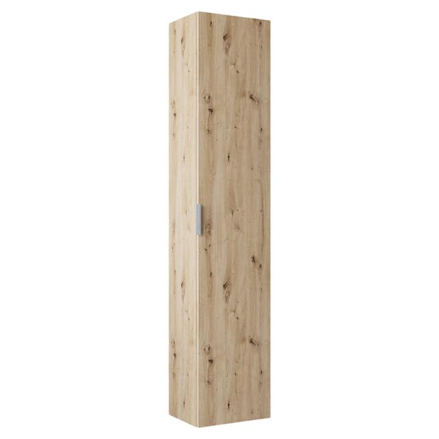COLONNA SOSPESA RIO IN LEGNO ROVERE NODATO 1 ANTA SOFT CLOSE 34x162x25 cm (LxHxP) | Tecnomat COLONNA SOSPESA RIO IN LEGNO ROVERE NODATO 1 ANTA SOFT CLOSE 34x162x25 cm (LxHxP) - 2 | Tecnomat