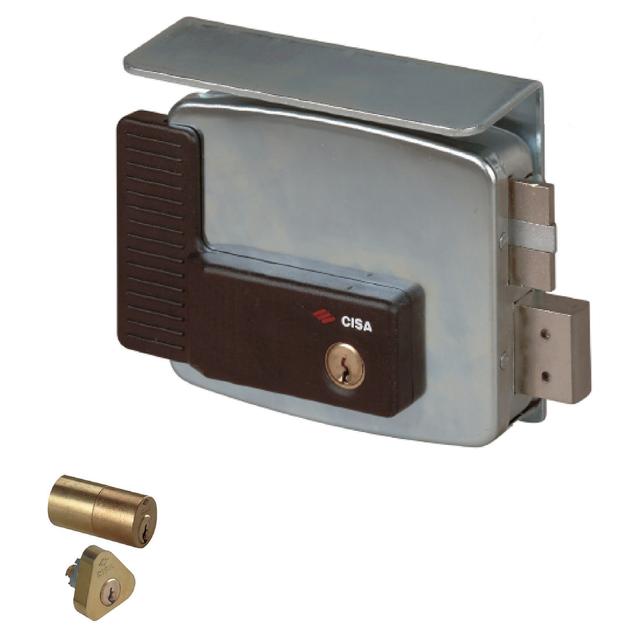 SERRATURA ELETTRICA CISA AD APPLICARE ENTRATA 50 mm SINISTRA CON TETTUCCIO + SCROCCO | Tecnomat SERRATURA ELETTRICA CISA AD APPLICARE ENTRATA 50 mm SINISTRA CON TETTUCCIO + SCROCCO | Tecnomat