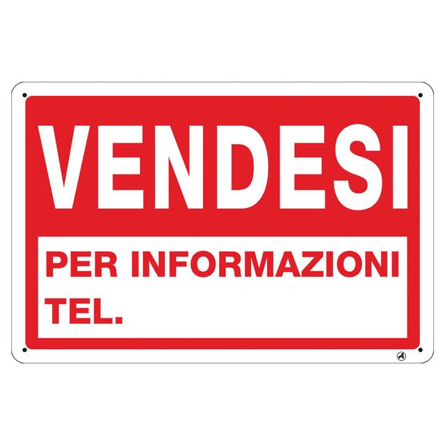 CARTELLO VENDESI IN PVC 30x20 cm | Tecnomat CARTELLO VENDESI IN PVC 30x20 cm - 2 | Tecnomat