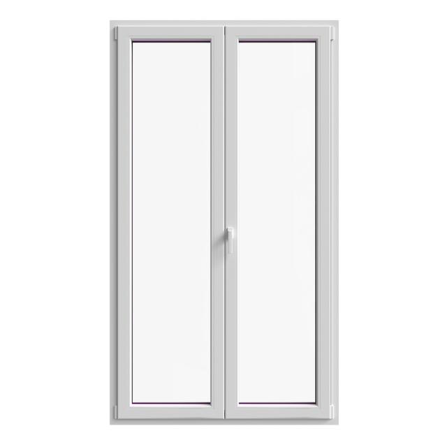 FINESTRA IN PVC BIANCO 2 ANTE 2 MANIGLIE L120xH220 | Tecnomat FINESTRA IN PVC BIANCO 2 ANTE 2 MANIGLIE L120xH220 | Tecnomat