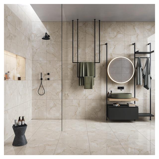 PAVIMENTO INTERNO MARMO CREMA 60x60x0,9 cm (PEI 3/5) RETT GRES PORCELLANATO | Tecnomat PAVIMENTO INTERNO MARMO CREMA 60x60x0,9 cm (PEI 3/5) RETT GRES PORCELLANATO - 2 | Tecnomat