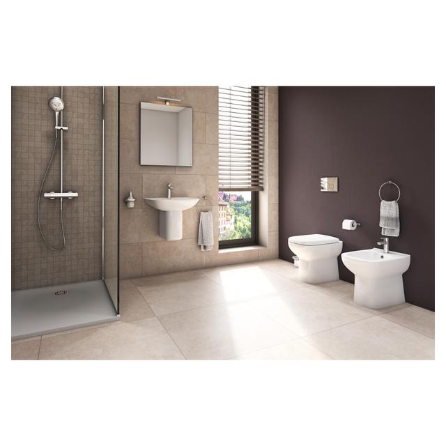 VASO SERIE RIVER FILO MURO A TERRA SCARICO MULTIPLO CERAMICA BIANCA CURVA INCLUSA | Tecnomat VASO SERIE RIVER FILO MURO A TERRA SCARICO MULTIPLO CERAMICA BIANCA CURVA INCLUSA | Tecnomat