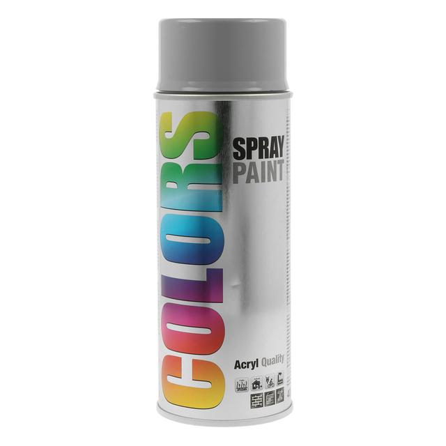 SMALTO SPRAY COLORS MOTIP RAL 7042 GRIGIO TRAFFICO 400 ml 2 - 4 m² CON 1 l | Tecnomat SMALTO SPRAY COLORS MOTIP RAL 7042 GRIGIO TRAFFICO 400 ml 2 - 4 m² CON 1 l - 2 | Tecnomat