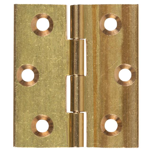 CERNIERE PIANE PROFILATE 40x35 mm OTTONE 2 PEZZI | Tecnomat CERNIERE PIANE PROFILATE 40x35 mm OTTONE 2 PEZZI - 2 | Tecnomat