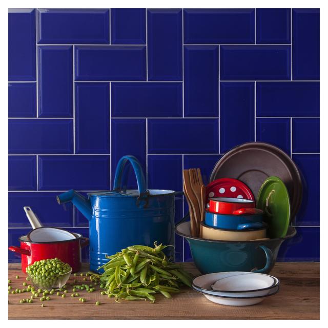 RIVESTIMENTO DIAMANTINA AZUL COBALTO 10x20 cm BICOTTURA | Tecnomat RIVESTIMENTO DIAMANTINA AZUL COBALTO 10x20 cm BICOTTURA - 2 | Tecnomat