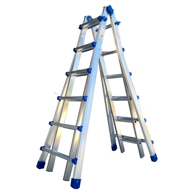 SCALA TELESCOPICA BLU MARCHETTI 6+6 ALTEZZA MASSIMA 600 m D.LGS 81/08 PORTATA 150 kg | Tecnomat SCALA TELESCOPICA BLU MARCHETTI 6+6 ALTEZZA MASSIMA 600 m D.LGS 81/08 PORTATA 150 kg | Tecnomat