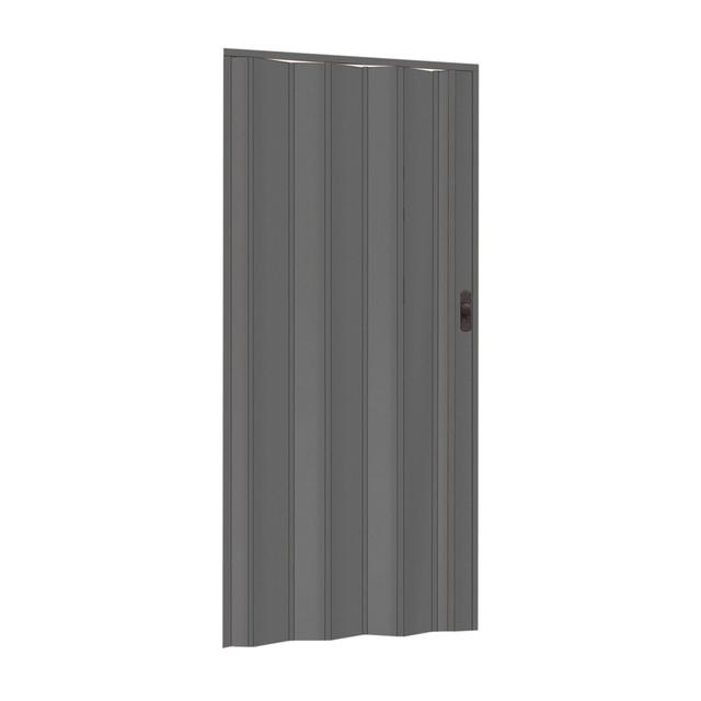 PORTA DA INTERNO A SOFFIETTO PVC GRIGIO CON SERRATURA MAGNETICA 84x215 cm (LxH) | Tecnomat PORTA DA INTERNO A SOFFIETTO PVC GRIGIO CON SERRATURA MAGNETICA 84x215 cm (LxH) | Tecnomat