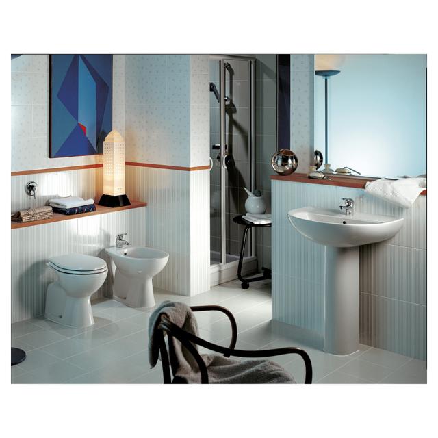 VASO IDEAL STANDARD SERIE ALPHA A TERRA SCARICO PARETE IN CERAMICA BIANCA | Tecnomat VASO IDEAL STANDARD SERIE ALPHA A TERRA SCARICO PARETE IN CERAMICA BIANCA | Tecnomat