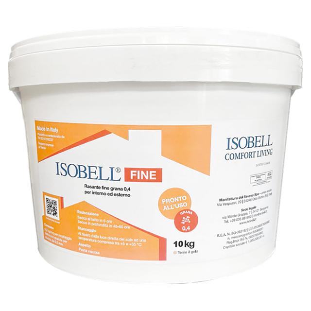 RASANTE FINE ISOBELL ACRILICO 10 kg CON MICROSFERE DI VETRO RESA 0,3 - 0,4 kg/m² | Tecnomat RASANTE FINE ISOBELL ACRILICO 10 kg CON MICROSFERE DI VETRO RESA 0,3 - 0,4 kg/m² - 2 | Tecnomat