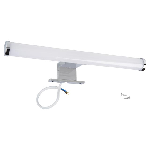 LAMPADA IP44 LED 7W CILINDRICA IN ABS FINITURA CROMO L 30 cm 4000K PER SPECCHI | Tecnomat LAMPADA IP44 LED 7W CILINDRICA IN ABS FINITURA CROMO L 30 cm 4000K PER SPECCHI - 2 | Tecnomat