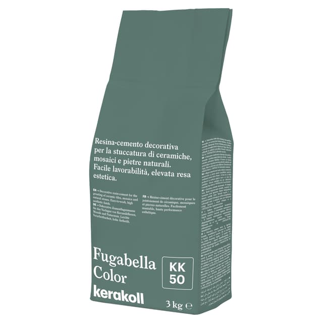 STUCCO FUGABELLA COLOR KERAKOLL KK 50 3kg FUGA 0-20 mm USO INTERNO ED ESTERNO | Tecnomat STUCCO FUGABELLA COLOR KERAKOLL KK 50 3kg FUGA 0-20 mm USO INTERNO ED ESTERNO - 2 | Tecnomat