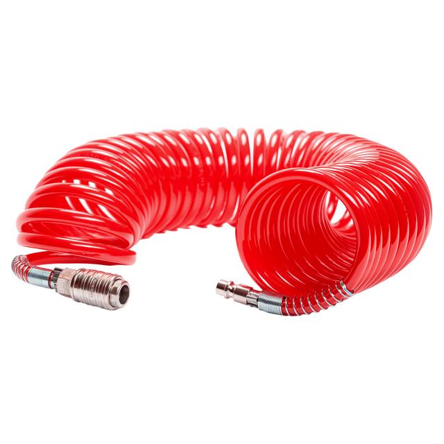 TUBO CIMA IN POLIURETANO SPIRALE 10 m 8x10 mm PER ARIA COMPRESSA CON ATTACCHI RAPIDI | Tecnomat TUBO CIMA IN POLIURETANO SPIRALE 10 m 8x10 mm PER ARIA COMPRESSA CON ATTACCHI RAPIDI - 2 | Tecnomat