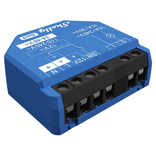 INTERRUTTORE SWITCH SHELLY WIFI 240V 16A MAX 3,5KW PER COMANDO LUCI O CARICHI | Tecnomat INTERRUTTORE SWITCH SHELLY WIFI 240V 16A MAX 3,5KW PER COMANDO LUCI O CARICHI | Tecnomat