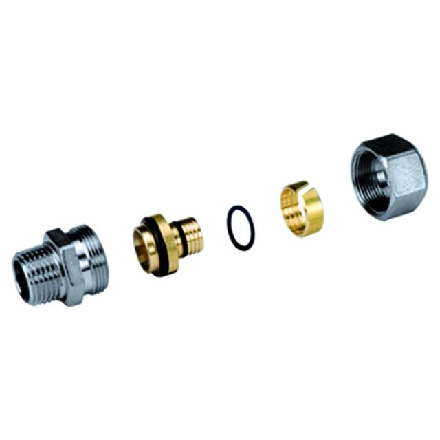 RACCORDO STRINGERE GIACOMINI MULTISTRATO DRITTO M 1/2'' x Ø 16 mm MAX 10 bar | Tecnomat RACCORDO STRINGERE GIACOMINI MULTISTRATO DRITTO M 1/2'' x Ø 16 mm MAX 10 bar - 2 | Tecnomat