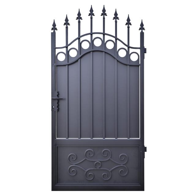 CANCELLETTO DIOGENE DX 100x190 cm (LxH) ZINCATO VERNICIATO NERO GALVANIZZAZIONE A FUOCO | Tecnomat CANCELLETTO DIOGENE DX 100x190 cm (LxH) ZINCATO VERNICIATO NERO GALVANIZZAZIONE A FUOCO - 2 | Tecnomat