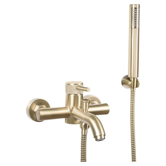 MISCELATORE VASCA ESTERNO ACQUAPRO SINDIA ORO CARTUCCIA Ø 35 mm CON KIT DOCCETTA | Tecnomat MISCELATORE VASCA ESTERNO ACQUAPRO SINDIA ORO CARTUCCIA Ø 35 mm CON KIT DOCCETTA | Tecnomat