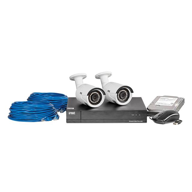 KIT TVCC URMET 4K IP A 9 CANALI CON 2 TELECAMERE POE 5MPX 3,6MM E 2 MATASSE CAVO CAT5E 20 m | Tecnomat KIT TVCC URMET 4K IP A 9 CANALI CON 2 TELECAMERE POE 5MPX 3,6MM E 2 MATASSE CAVO CAT5E 20 m - 2 | Tecnomat