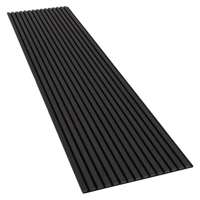 RIVESTIMENTO MDF BLACK RESA 1,44 m2/PACCO FORMATO 240x60x1,9 cm | Tecnomat RIVESTIMENTO MDF BLACK RESA 1,44 m2/PACCO FORMATO 240x60x1,9 cm - 2 | Tecnomat