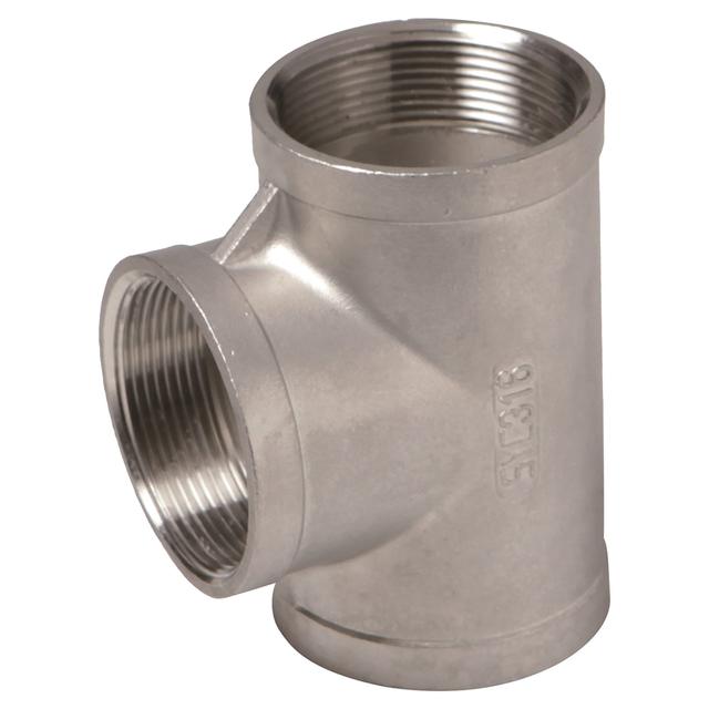 RACCORDO ATUSA 130 T 3/8 ACCIAIO INOX AISI 316 | Tecnomat RACCORDO ATUSA 130 T 3/8 ACCIAIO INOX AISI 316 - 2 | Tecnomat