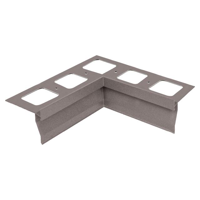 ANGOLO INTERNO PROFILO TERRAZZE 160x160mm H10mm ALLUMINIO ANTRACITE | Tecnomat ANGOLO INTERNO PROFILO TERRAZZE 160x160mm H10mm ALLUMINIO ANTRACITE - 2 | Tecnomat