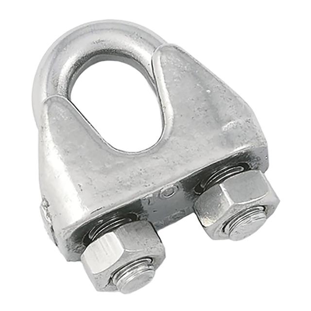 MORSETTI PER FUNE Ø 6 mm ACCIAIO INOX AISI 316 2 PEZZI | Tecnomat MORSETTI PER FUNE Ø 6 mm ACCIAIO INOX AISI 316 2 PEZZI - 2 | Tecnomat