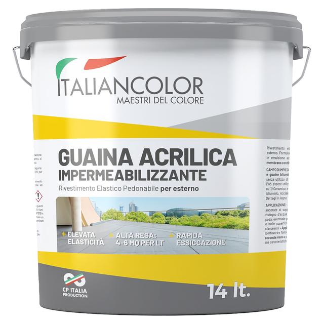 GUAINA ACRILICA LPI BIANCA 14 l COPERTURE LEGGERE RESA 4 - 6 m²/l | Tecnomat GUAINA ACRILICA LPI BIANCA 14 l COPERTURE LEGGERE RESA 4 - 6 m²/l - 2 | Tecnomat