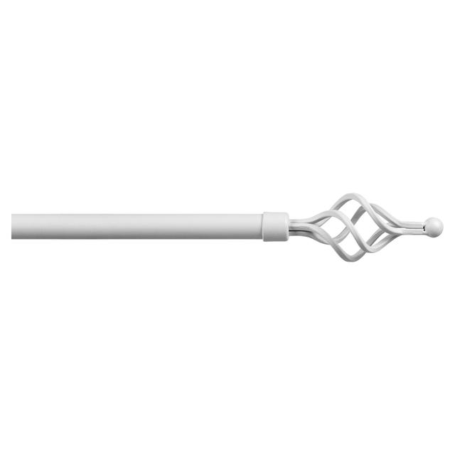 BASTONE PER TENDE CIORCIOLA Ø 20-17 mm 120-210 cm FERRO BIANCO CON ACCESSORI | Tecnomat BASTONE PER TENDE CIORCIOLA Ø 20-17 mm 120-210 cm FERRO BIANCO CON ACCESSORI | Tecnomat