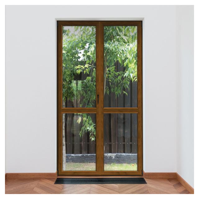 PORTA FINESTRA IN PVC ROVERE GOLD 2 ANTE 120x220 cm (LxH) | Tecnomat PORTA FINESTRA IN PVC ROVERE GOLD 2 ANTE 120x220 cm (LxH) - 2 | Tecnomat