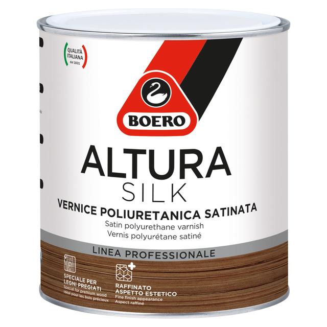VERNICE LEGNO POLIURETANO BOERO RN 2,5l ALTURA SILK SOLVENTE 12-13 m²/l per mano | Tecnomat VERNICE LEGNO POLIURETANO BOERO RN 2,5l ALTURA SILK SOLVENTE 12-13 m²/l per mano | Tecnomat