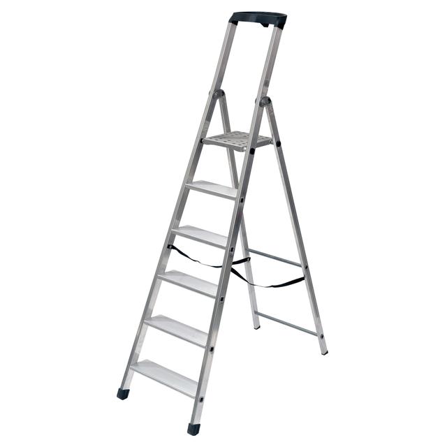SCALA PIU' SU FACAL ALLUMINIO 6 GRADINI PESO 7,4 kg PORTATA 150 kg ALTEZZA PEDANA 136 cm | Tecnomat SCALA PIU' SU FACAL ALLUMINIO 6 GRADINI PESO 7,4 kg PORTATA 150 kg ALTEZZA PEDANA 136 cm | Tecnomat