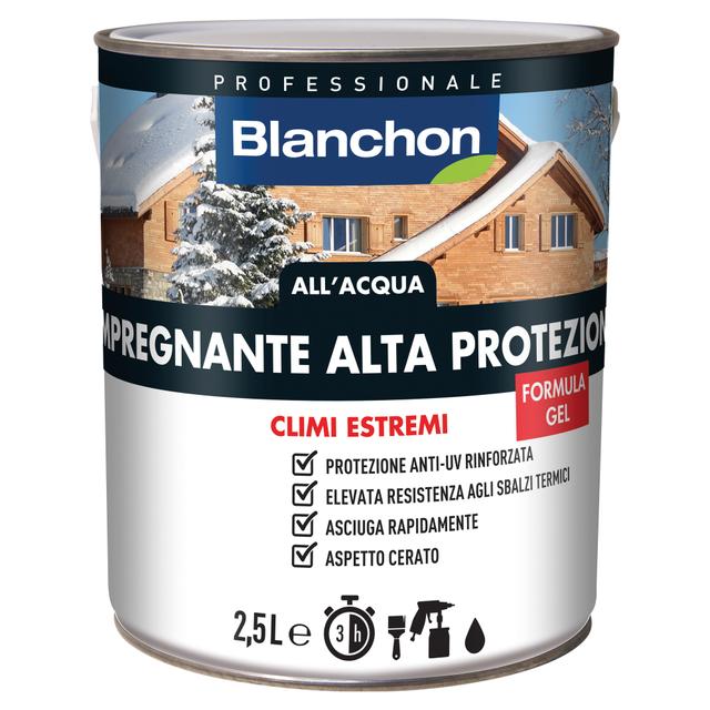 IMPREGNANTE ALTA PROTEZIONE BLANCHON 2,5l FORMULA GEL NOCE SCURO 12 m² CON 1 l | Tecnomat IMPREGNANTE ALTA PROTEZIONE BLANCHON 2,5l FORMULA GEL NOCE SCURO 12 m² CON 1 l | Tecnomat