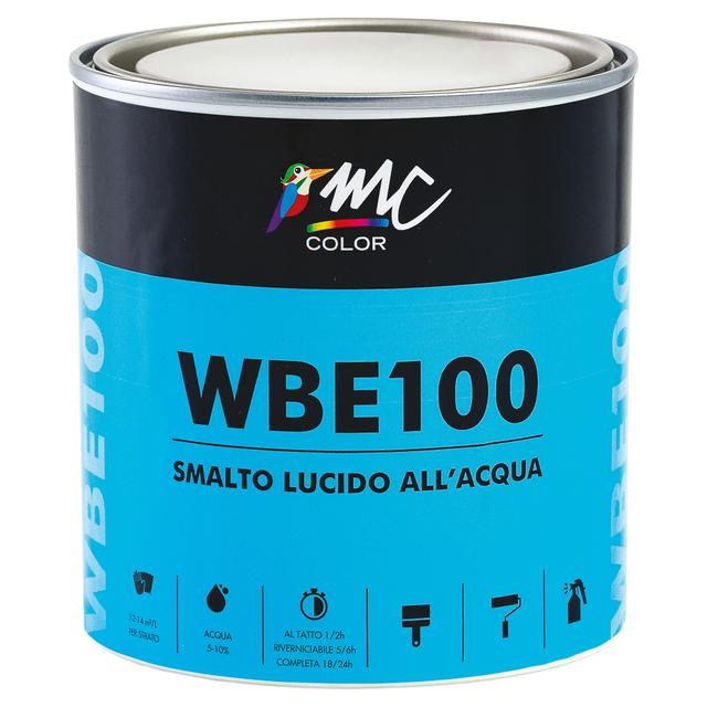 SMALTO ACQUA LUCIDO MCCOLOR NERO 0,75 l TUTTI I SUPPORTI 12-14 m² CON 1 l | Tecnomat SMALTO ACQUA LUCIDO MCCOLOR NERO 0,75 l TUTTI I SUPPORTI 12-14 m² CON 1 l | Tecnomat