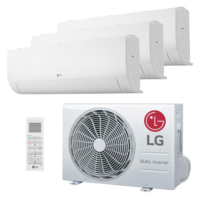 CONDIZIONATORE LG TRIAL 9000+9000+12000 BTU SERIE RM WI-FI A++/A+ EER 4,4 COP 4,79 | Tecnomat CONDIZIONATORE LG TRIAL 9000+9000+12000 BTU SERIE RM WI-FI A++/A+ EER 4,4 COP 4,79 | Tecnomat
