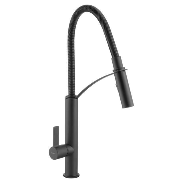 MISCELATORE LAVELLO DEANTE VELVET NERO BOCCA ALTA FLESSIBILE CARTUCCIA Ø 25 mm | Tecnomat MISCELATORE LAVELLO DEANTE VELVET NERO BOCCA ALTA FLESSIBILE CARTUCCIA Ø 25 mm - 2 | Tecnomat