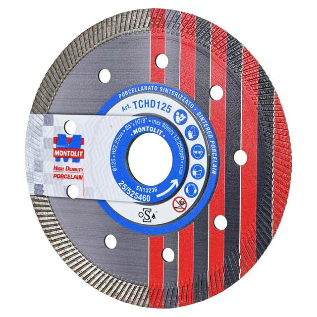 DISCO DIAMANTATO MONTOLIT Ø125 mm TCHD125 PER GRES SINTERIZZATO A SECCO | Tecnomat DISCO DIAMANTATO MONTOLIT Ø125 mm TCHD125 PER GRES SINTERIZZATO A SECCO - 2 | Tecnomat