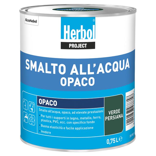 SMALTO ACQUA OPACO HERBOL VERDE PERSIANA 0,75 l 10-12 m²/l PER MANO | Tecnomat SMALTO ACQUA OPACO HERBOL VERDE PERSIANA 0,75 l 10-12 m²/l PER MANO - 2 | Tecnomat