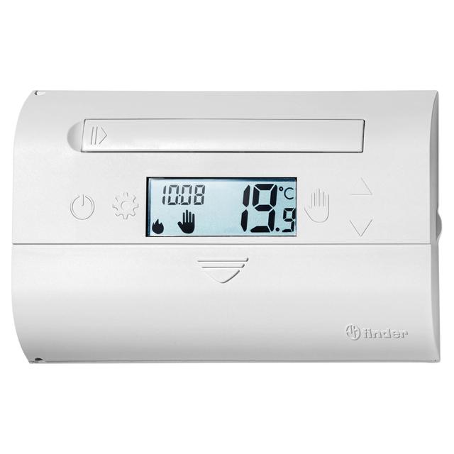 CRONOTERMOSTATO FINDER GIORNALIERO DIGITALE A CURSORI DA PARETE COLORE BIANCO | Tecnomat CRONOTERMOSTATO FINDER GIORNALIERO DIGITALE A CURSORI DA PARETE COLORE BIANCO | Tecnomat