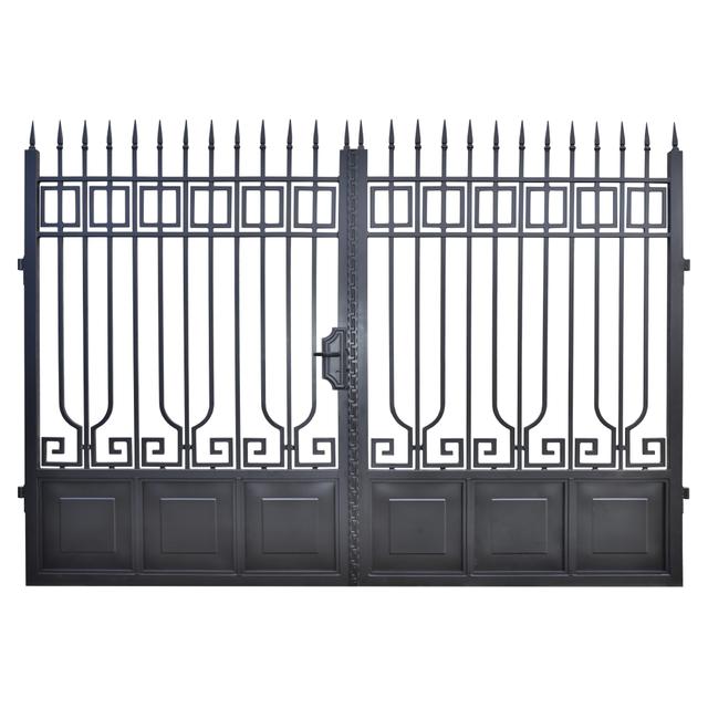 CANCELLO ARISTOTELE 300x210 cm (LxH) ZINCATO VERNICIATO NERO GALVANIZZAZIONE A FUOCO | Tecnomat CANCELLO ARISTOTELE 300x210 cm (LxH) ZINCATO VERNICIATO NERO GALVANIZZAZIONE A FUOCO - 2 | Tecnomat