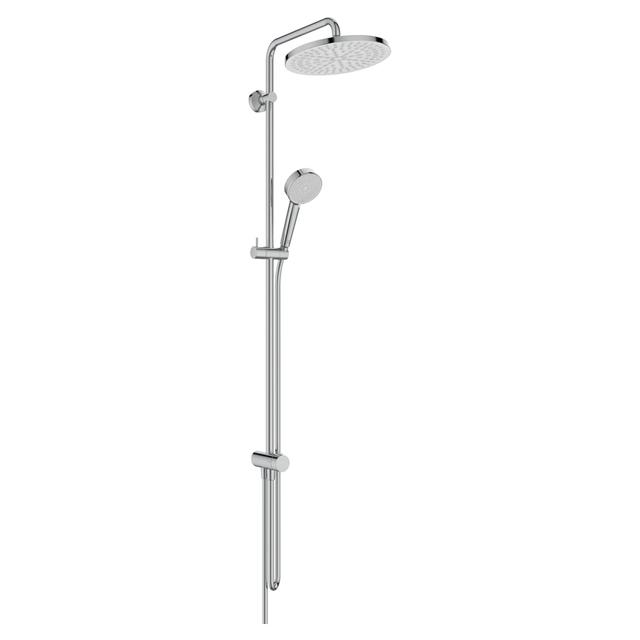 COLONNA DOCCIA IDEAL STANDARD CERATWIST T25N CROMO 2 GETTI CON DEVIATORE INTERASSE FISSO | Tecnomat COLONNA DOCCIA IDEAL STANDARD CERATWIST T25N CROMO 2 GETTI CON DEVIATORE INTERASSE FISSO - 2 | Tecnomat