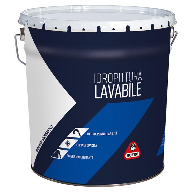 IDROPITTURA LAVABILE BOERO BIANCA 14 l IDEALE PER SOGGIORNI CAMERE 5-6 m² CON 1 l A 2 MANI | Tecnomat IDROPITTURA LAVABILE BOERO BIANCA 14 l IDEALE PER SOGGIORNI CAMERE 5-6 m² CON 1 l A 2 MANI | Tecnomat