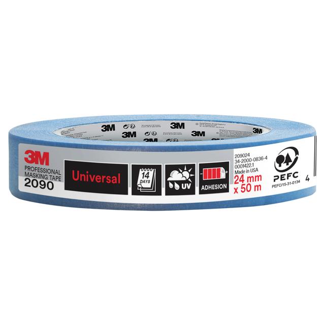NASTRO MASCHERATURA 3M 2090 24mm x 50m BLU WASHI INTERNO ESTERNO SUPERFICI LISCE/POCO RUVIDE | Tecnomat NASTRO MASCHERATURA 3M 2090 24mm x 50m BLU WASHI INTERNO ESTERNO SUPERFICI LISCE/POCO RUVIDE - 2 | Tecnomat