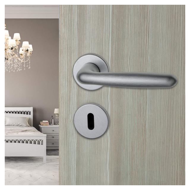 MANIGLIA A ROSETTA ROSSETTI - OLIVER ALLUMINIO CROMO SATINATO QUADRO 8 mm | Tecnomat MANIGLIA A ROSETTA ROSSETTI - OLIVER ALLUMINIO CROMO SATINATO QUADRO 8 mm | Tecnomat